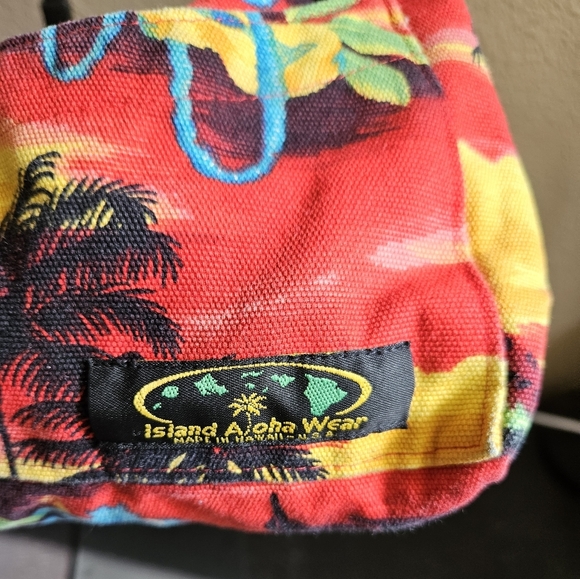 Island Aloha Wear Tropical Print Shoulder Bag. Small - Picture 2 of 5